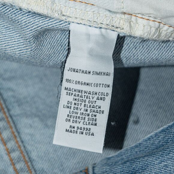 Jonathan Simkhai Eliot High-Rise Boyfriend Jeans Summerland light 27 - Picture 9 of 13